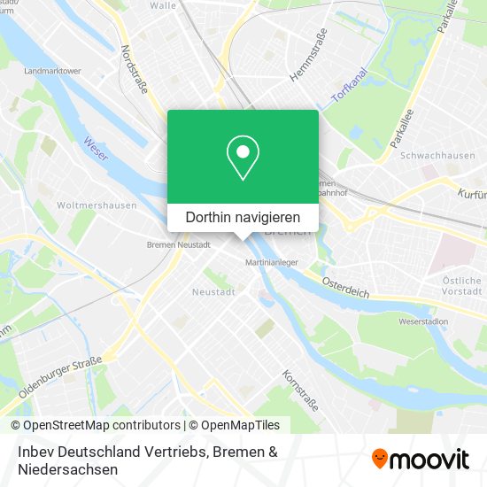 Inbev Deutschland Vertriebs Karte