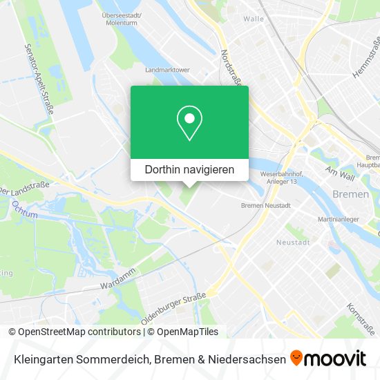 Kleingarten Sommerdeich Karte