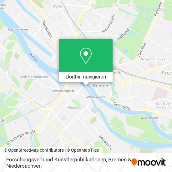 Forschungsverbund Künstlerpublikationen Karte