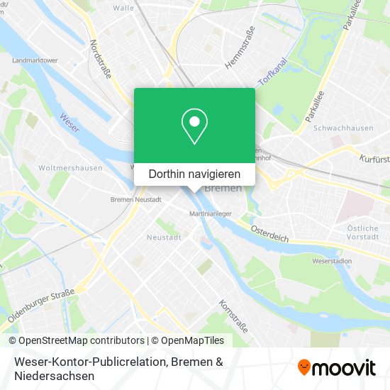 Weser-Kontor-Publicrelation Karte