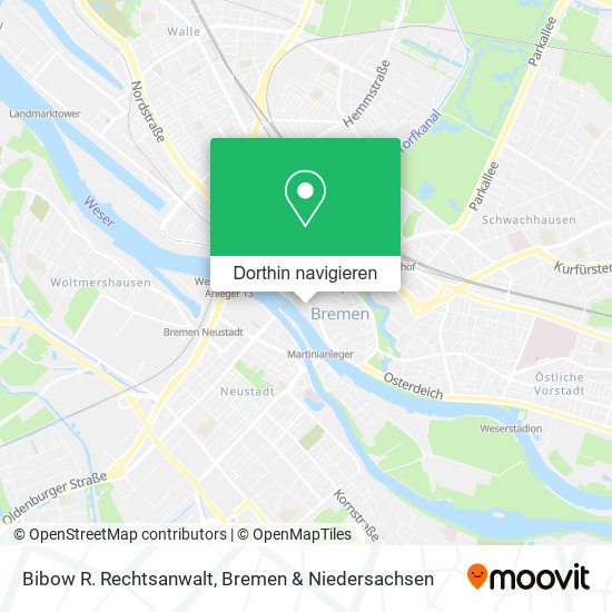 Bibow R. Rechtsanwalt Karte