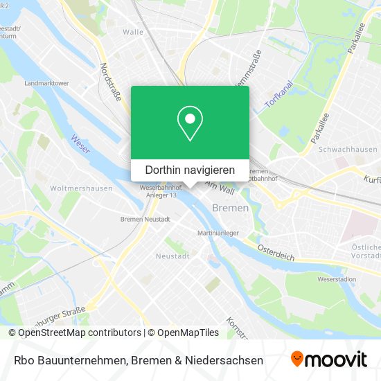 Rbo Bauunternehmen Karte