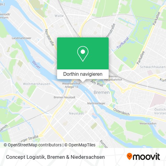 Concept Logistik Karte
