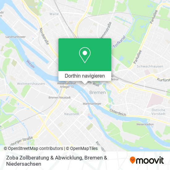 Zoba Zollberatung & Abwicklung Karte