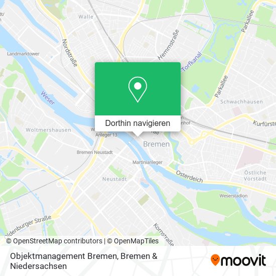 Objektmanagement Bremen Karte