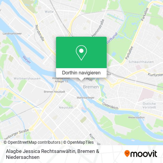 Alagbe Jessica Rechtsanwältin Karte