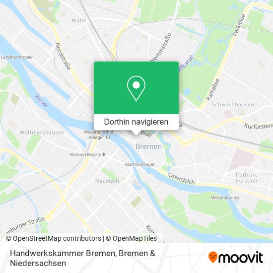 Handwerkskammer Bremen Karte