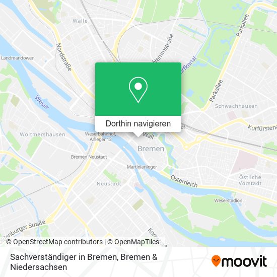 Sachverständiger in Bremen Karte