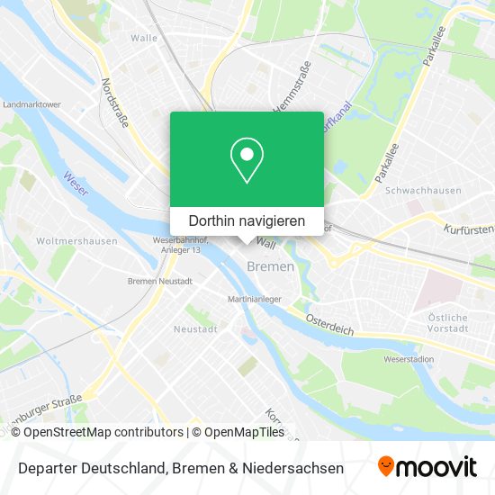 Departer Deutschland Karte