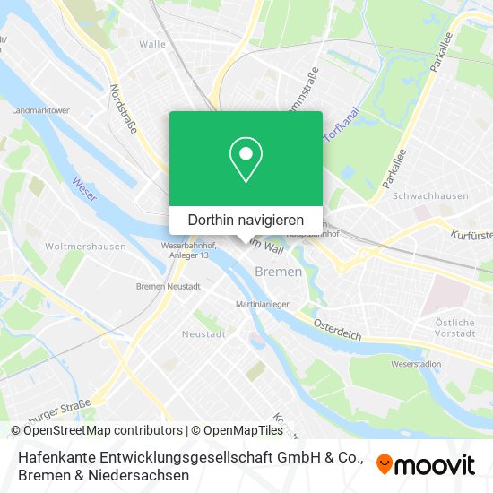 Hafenkante Entwicklungsgesellschaft GmbH & Co. Karte