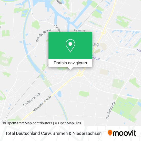 Total Deutschland Carw Karte