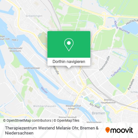 Therapiezentrum Westend Melanie Ohr Karte