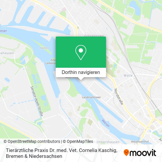Tierärztliche Praxis Dr. med. Vet. Cornelia Kaschig Karte
