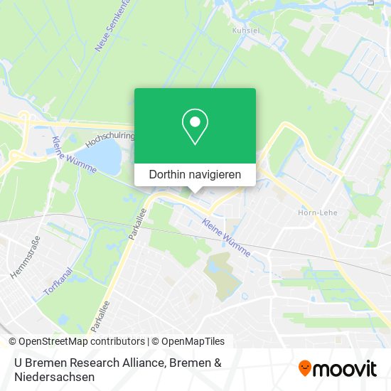 U Bremen Research Alliance Karte