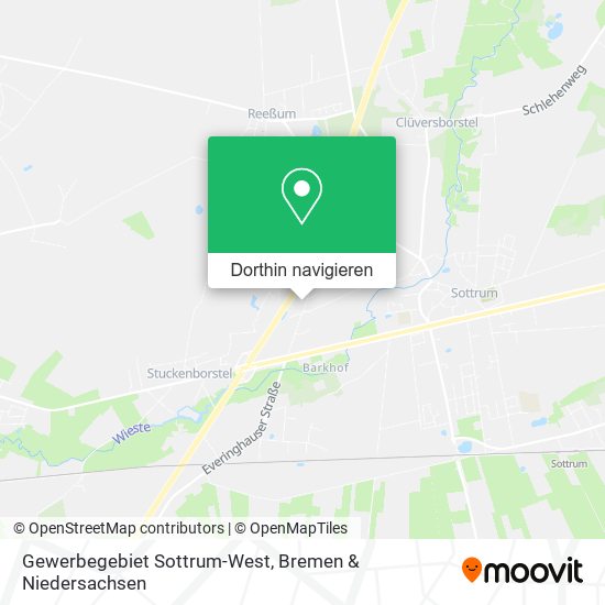 Gewerbegebiet Sottrum-West Karte