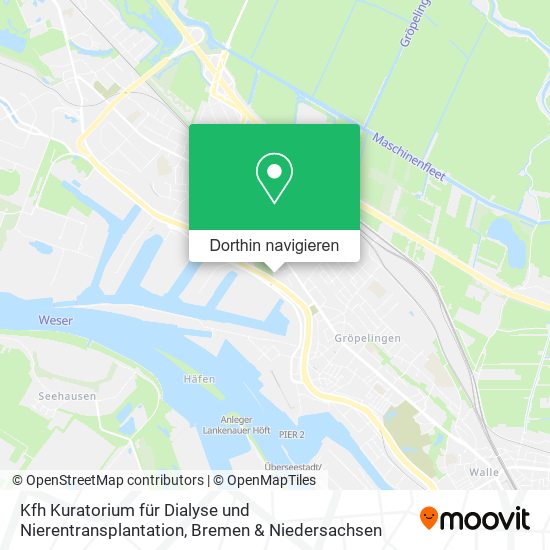 Kfh Kuratorium für Dialyse und Nierentransplantation Karte