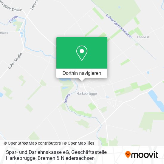 Spar- und Darlehnskasse eG, Geschäftsstelle Harkebrügge Karte