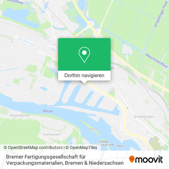 Bremer Fertigungsgesellschaft für Verpackungsmaterialien Karte