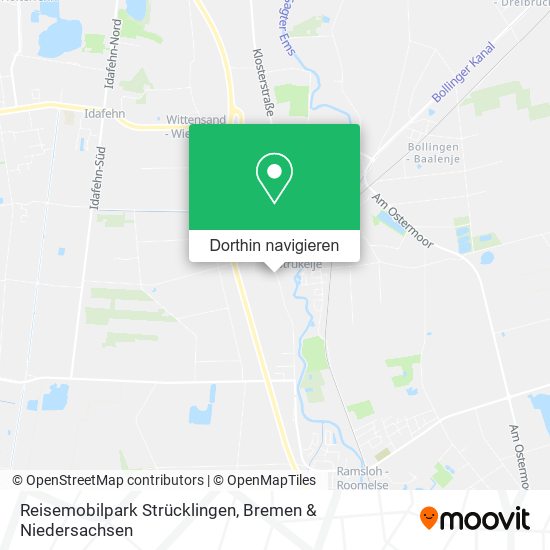 Reisemobilpark Strücklingen Karte