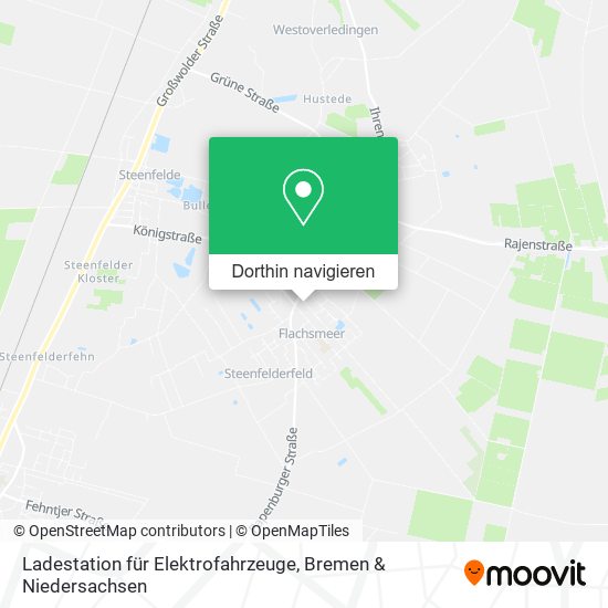 Ladestation für Elektrofahrzeuge Karte