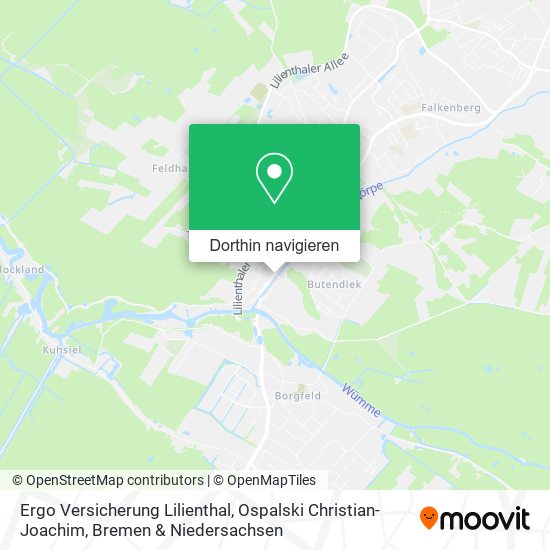 Ergo Versicherung Lilienthal, Ospalski Christian-Joachim Karte