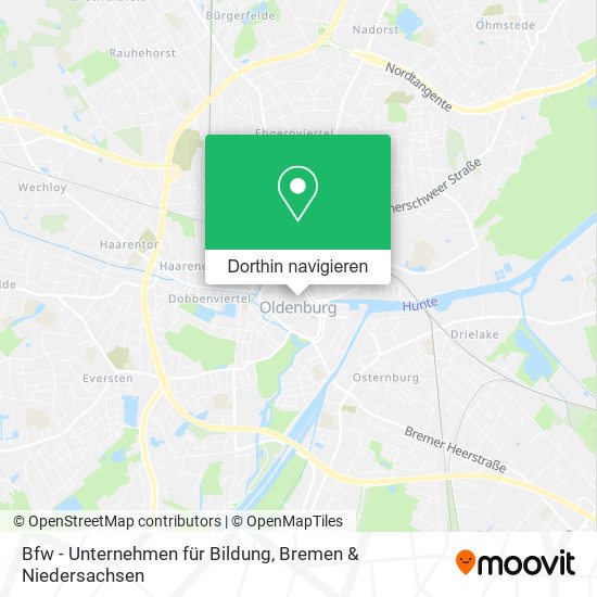 Bfw - Unternehmen für Bildung Karte