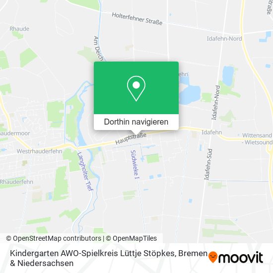 Kindergarten AWO-Spielkreis Lüttje Stöpkes Karte