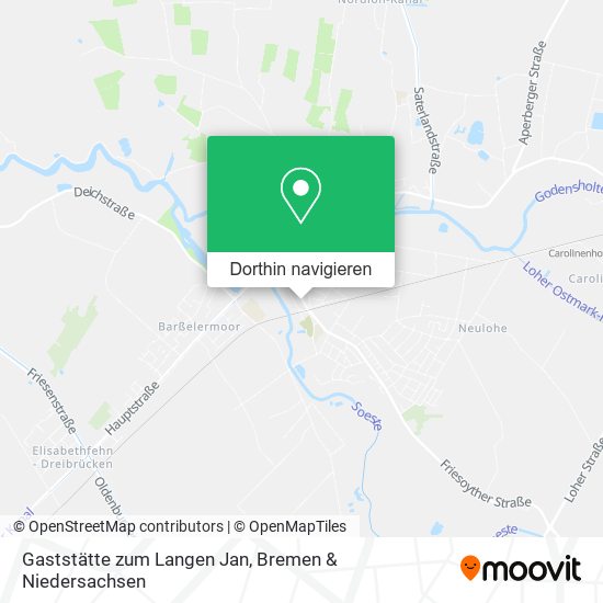 Gaststätte zum Langen Jan Karte