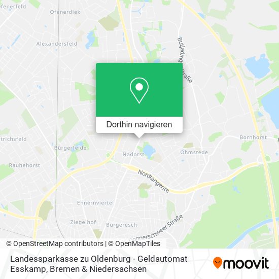 Landessparkasse zu Oldenburg - Geldautomat Esskamp Karte