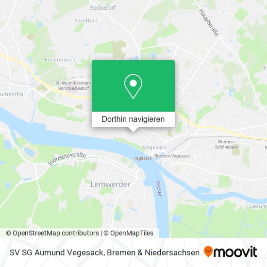 SV SG Aumund Vegesack Karte