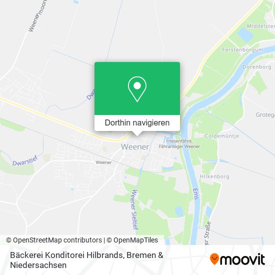 Bäckerei Konditorei Hilbrands Karte