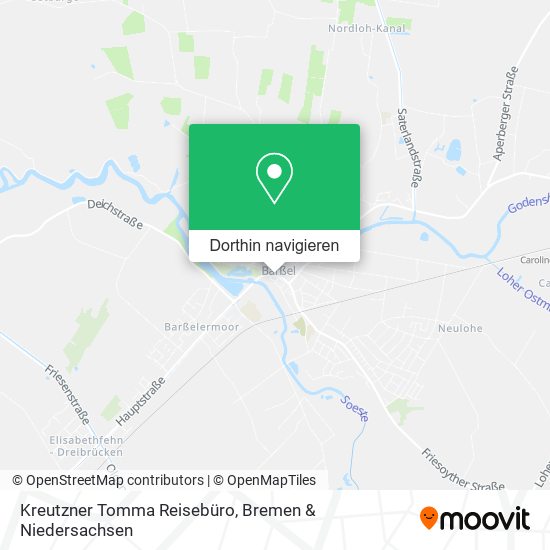 Kreutzner Tomma Reisebüro Karte