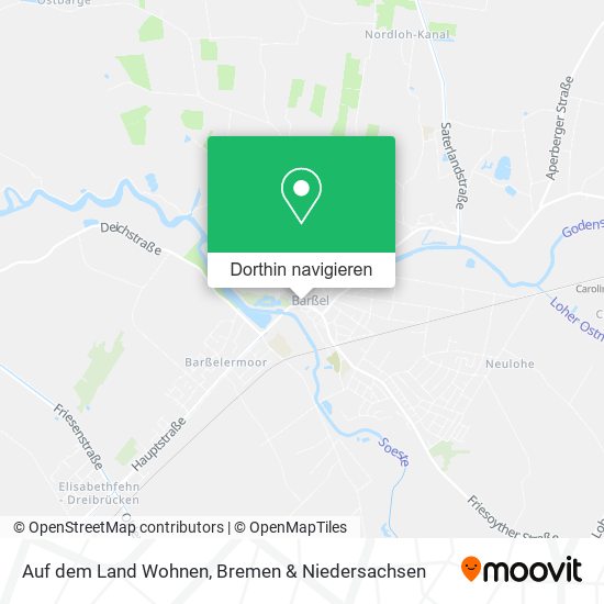Auf dem Land Wohnen Karte