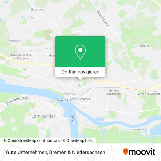 Gute Unternehmen Karte