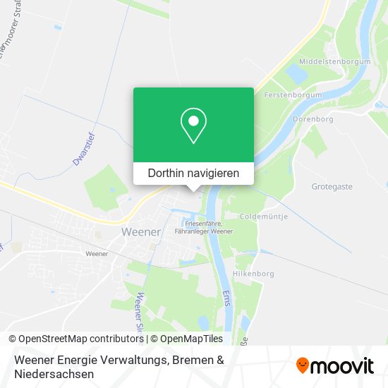 Weener Energie Verwaltungs Karte