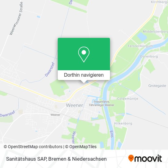 Sanitätshaus SAP Karte