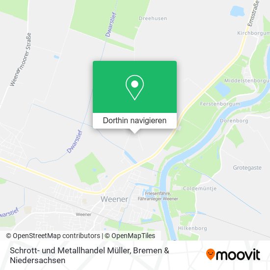 Schrott- und Metallhandel Müller Karte