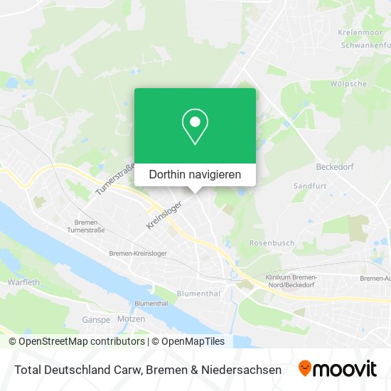 Total Deutschland Carw Karte
