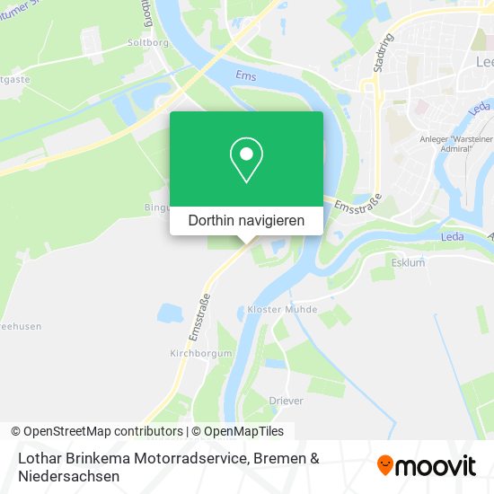 Lothar Brinkema Motorradservice Karte