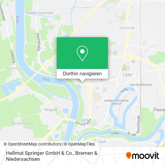 Hellmut Springer GmbH & Co. Karte