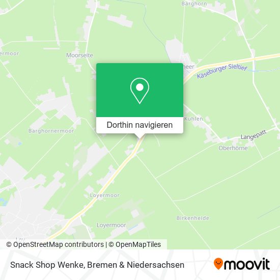 Snack Shop Wenke Karte