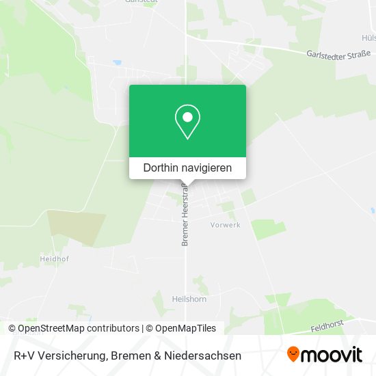R+V Versicherung Karte