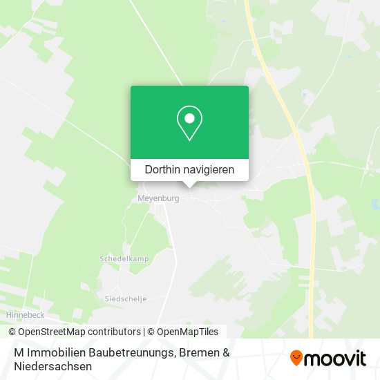 M Immobilien Baubetreunungs Karte