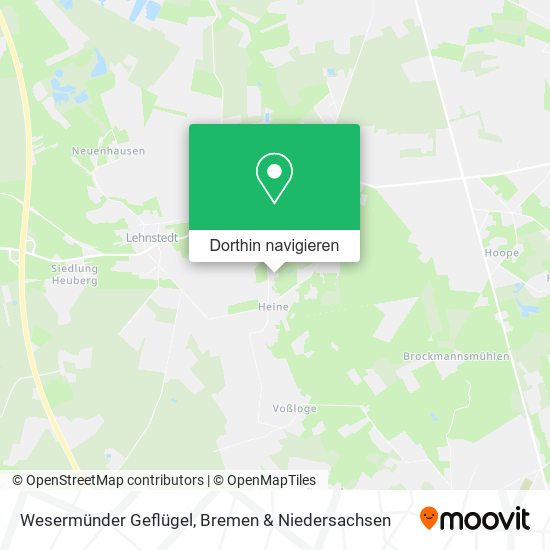 Wesermünder Geflügel Karte