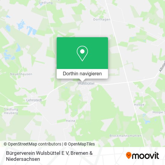 Bürgerverein Wulsbüttel E V Karte