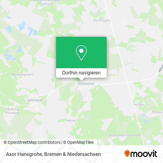 Axor Hansgrohe Karte