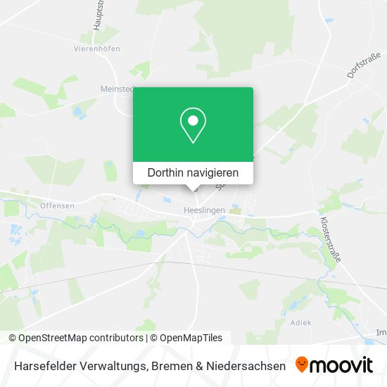 Harsefelder Verwaltungs Karte