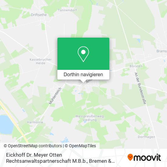 Eickhoff Dr. Meyer Otten Rechtsanwaltspartnerschaft M.B.b. Karte