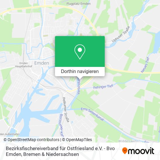 Bezirksfischereiverband für Ostfriesland e.V. - Bvo Emden Karte