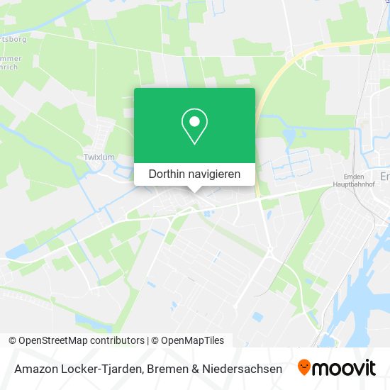 Amazon Locker-Tjarden Karte